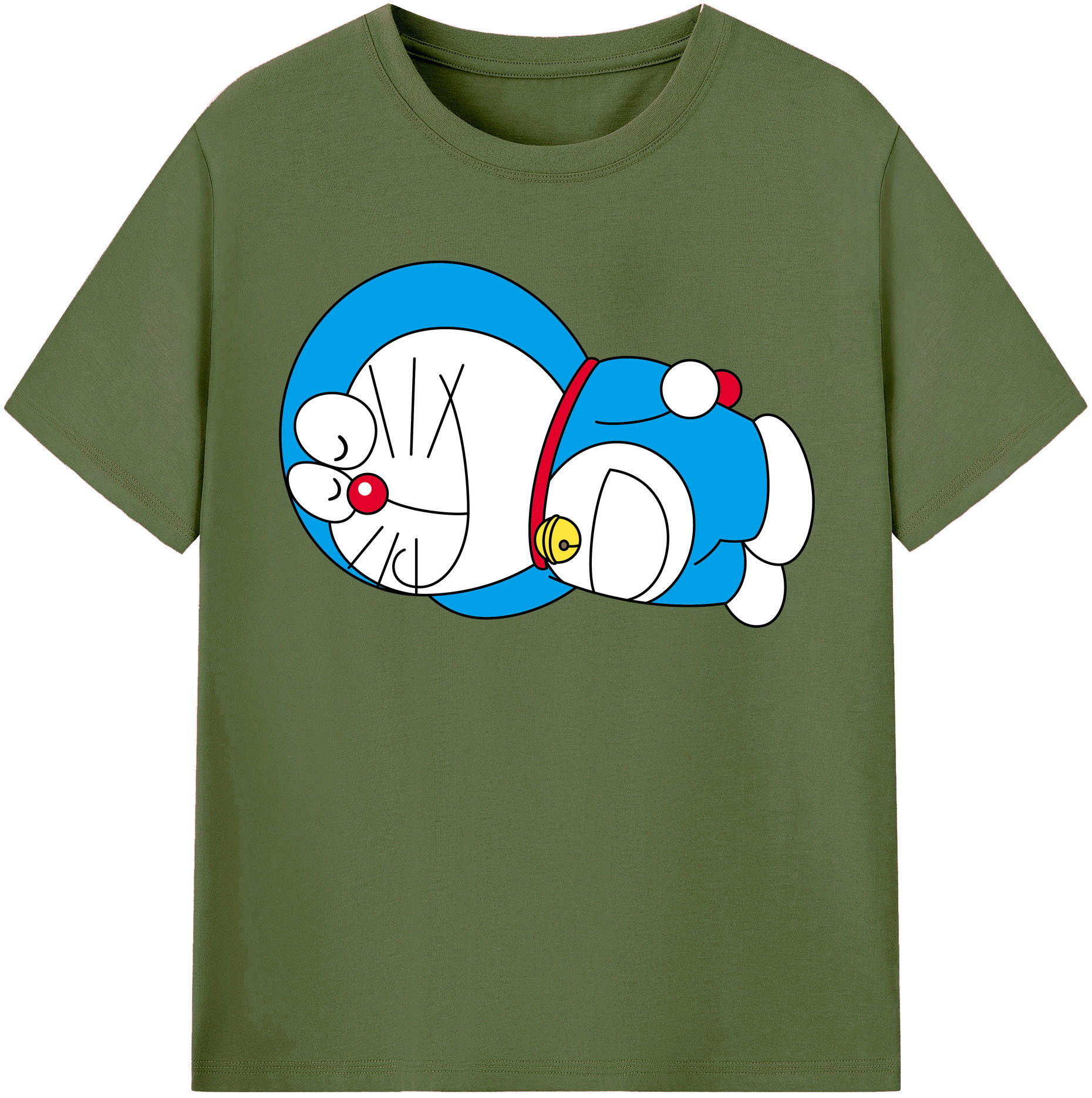 （画像用） ドラえもん Doraemon 綿100％半袖Tシャツ（フロントプリント）